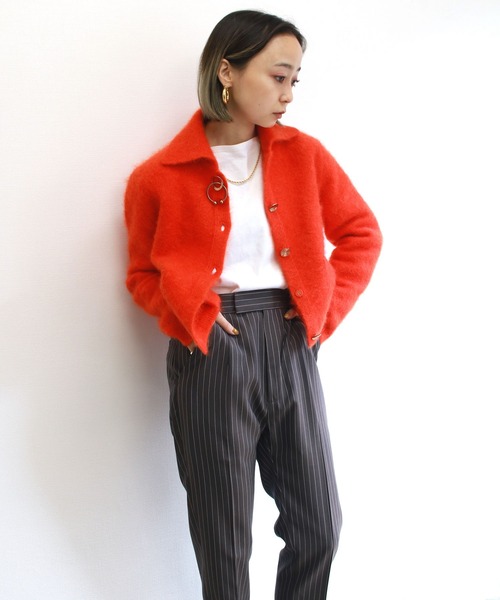 G.V.G.V.(ジーヴィージーヴィー)の「STRAIGHT PANTS(その他パンツ・レディース・ダークネイビー/ブラウン・38/36/34)」の19枚目の写真