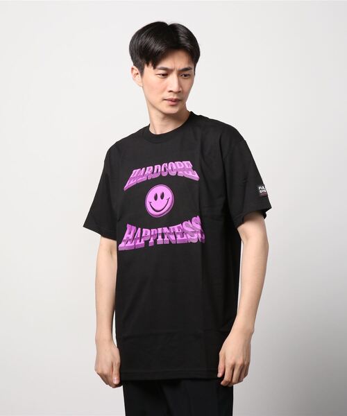 FULL-BK(フルビーケー)の「HARDCORE HAPPINESS TEE (Cherry Ver.)(Tシャツ/カットソー・メンズ・パープル/グリーン・LARGE/X-LARGE/XX-LARGE/MEDIUM)」の1枚目の写真