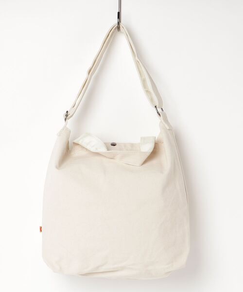 UNIVERSAL OVERALL（ユニバーサルオーバーオール）の「UNIVERSAL OVERALL/スーベニアコットン２ＷＡＹトートBAG UVO-082-A（トートバッグ・レディース・ホワイト/ブラック/スミクロ/オレンジ/ホワイト系その他・ONESIZE）」の8枚目の写真