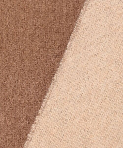 SHIPS（シップス）の「SHIPS: カシミヤ ダブルフェイス パネル マフラー（マフラー・メンズ・ブラック/ベージュ/ネイビー/ブルー/グリーン・ONE SIZE）」の15枚目の写真