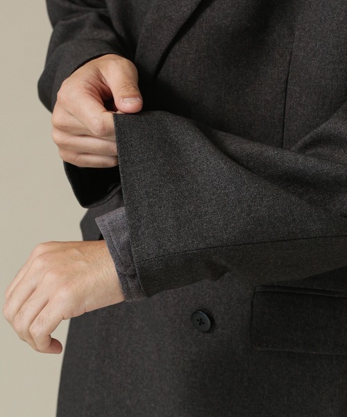 ナノユニバース　ウールジャージ　セットアップ NANO universe｜「N JACKET PREMIUM」TEXBRID(R)撥水ウラドット