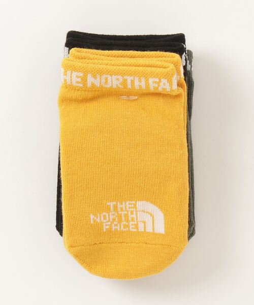 THE NORTH FACE（ザノースフェイス）の「ザ ノース フェイス THE NORTH FACE Baby Quarter 3P(ベビー クォーター 3P)（ソックス/靴下・キッズ・ピンク/イエロー・ﾌﾘ-）」の2枚目の写真