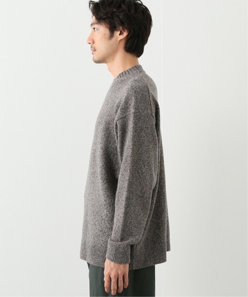 ATON / エイトン】SILTE MOULINE OVERSIZED V/N SWEATER