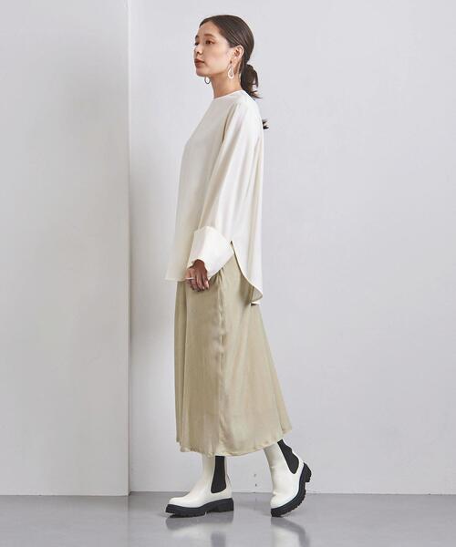 UNITED ARROWS(ユナイテッドアローズ)の「<UNITED ARROWS> ベルベット マーメイド スカート W(スカート・レディース・オフホワイト/ライトブルー・36/38)」の8枚目の写真