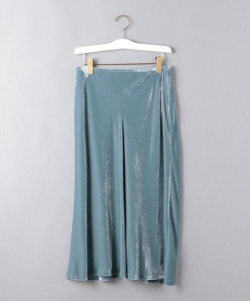 UNITED ARROWS(ユナイテッドアローズ)の「<UNITED ARROWS> ベルベット マーメイド スカート W(スカート・レディース・オフホワイト/ライトブルー・36/38)」の9枚目の写真