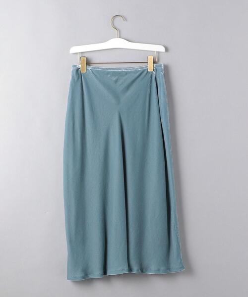 UNITED ARROWS(ユナイテッドアローズ)の「<UNITED ARROWS> ベルベット マーメイド スカート W(スカート・レディース・オフホワイト/ライトブルー・36/38)」の10枚目の写真