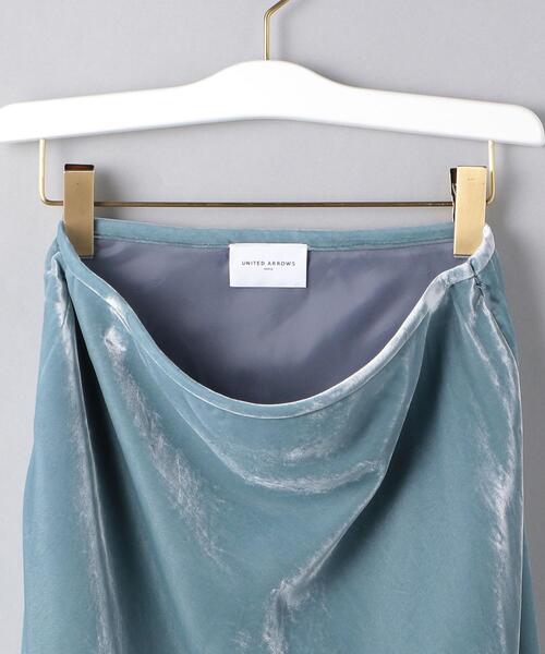 UNITED ARROWS(ユナイテッドアローズ)の「<UNITED ARROWS> ベルベット マーメイド スカート W(スカート・レディース・オフホワイト/ライトブルー・36/38)」の11枚目の写真