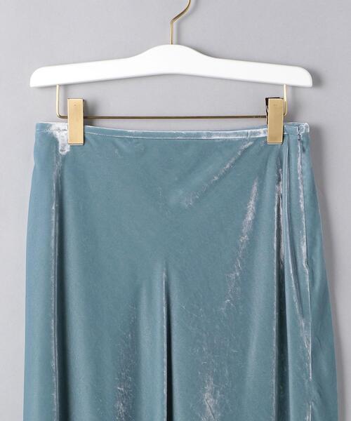 UNITED ARROWS(ユナイテッドアローズ)の「<UNITED ARROWS> ベルベット マーメイド スカート W(スカート・レディース・オフホワイト/ライトブルー・36/38)」の12枚目の写真
