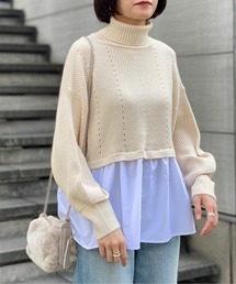 RIVE DROITE | 【ZOZOTOWN限定】バックテールニット(ニット/セーター)