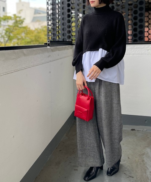 RIVE DROITE（リヴドロワ）の「【ZOZOTOWN限定】バックテールニット（ニット/セーター・レディース・ブラック/アイボリー/ベージュ・FREE）」の19枚目の写真