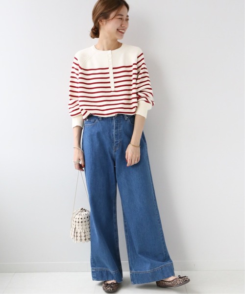 JOURNAL STANDARD - 完売◆コットンパネルボーダーニットプルオーバー JOURNAL STANDARD relume（ジャーナルスタンダード レリューム
