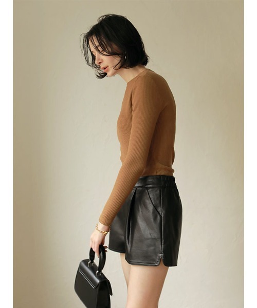 ACYM Wrap skirt short パンツ ACYM(アシーム)の「- すぐにお届け -Wrap high waist short