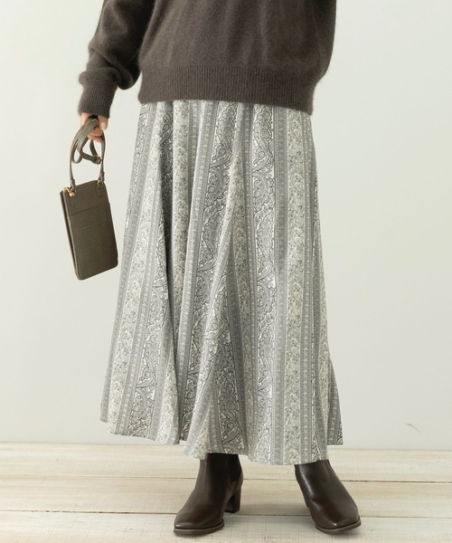 URBAN RESEARCH Sonny Label（アーバンリサーチサニーレーベル）の「ミュルーズプリントスカート（スカート・レディース・ブラック系その他/ベージュ系その他・38/36）」の10枚目の写真