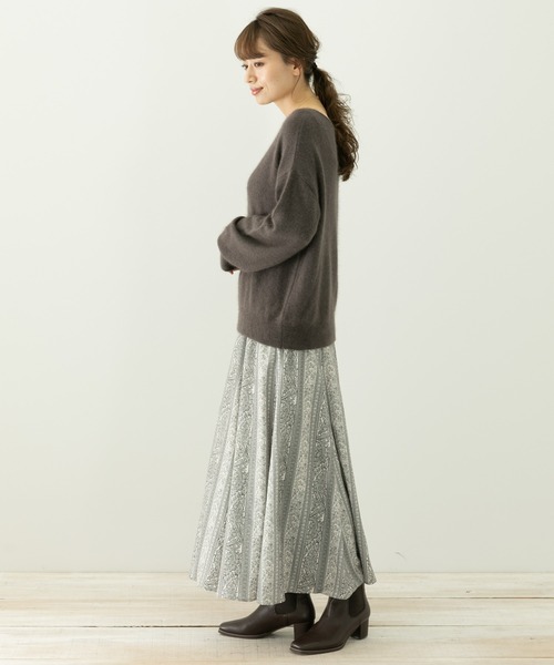 URBAN RESEARCH Sonny Label（アーバンリサーチサニーレーベル）の「ミュルーズプリントスカート（スカート・レディース・ブラック系その他/ベージュ系その他・38/36）」の13枚目の写真