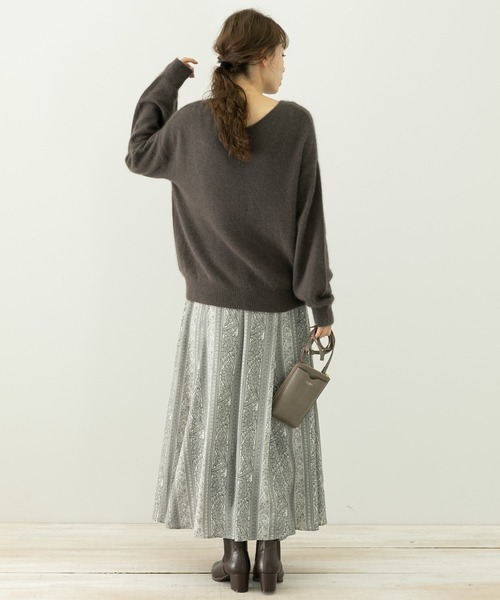 URBAN RESEARCH Sonny Label（アーバンリサーチサニーレーベル）の「ミュルーズプリントスカート（スカート・レディース・ブラック系その他/ベージュ系その他・38/36）」の14枚目の写真