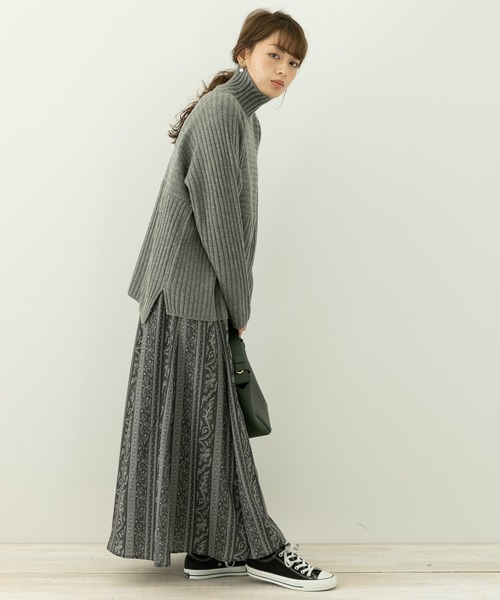 URBAN RESEARCH Sonny Label（アーバンリサーチサニーレーベル）の「ミュルーズプリントスカート（スカート・レディース・ブラック系その他/ベージュ系その他・38/36）」の7枚目の写真