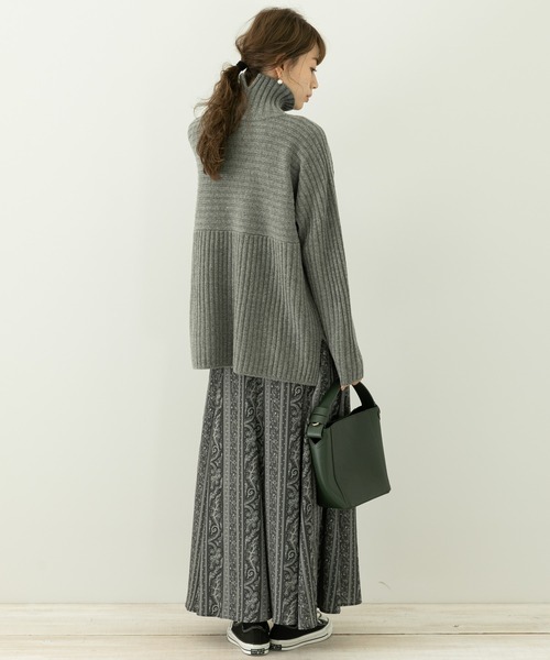 URBAN RESEARCH Sonny Label（アーバンリサーチサニーレーベル）の「ミュルーズプリントスカート（スカート・レディース・ブラック系その他/ベージュ系その他・38/36）」の8枚目の写真