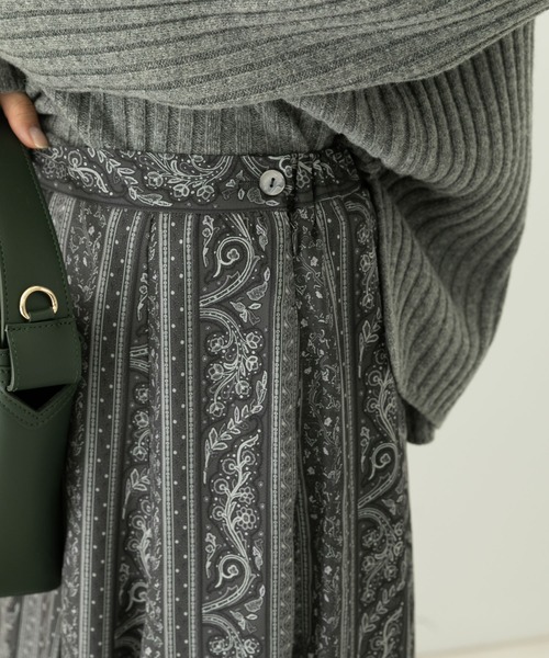 URBAN RESEARCH Sonny Label（アーバンリサーチサニーレーベル）の「ミュルーズプリントスカート（スカート・レディース・ブラック系その他/ベージュ系その他・38/36）」の15枚目の写真