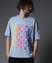 mt7532-5.6ozコットン天竺グラデーションフォームpt ワイドシルエット SS Tシャツ