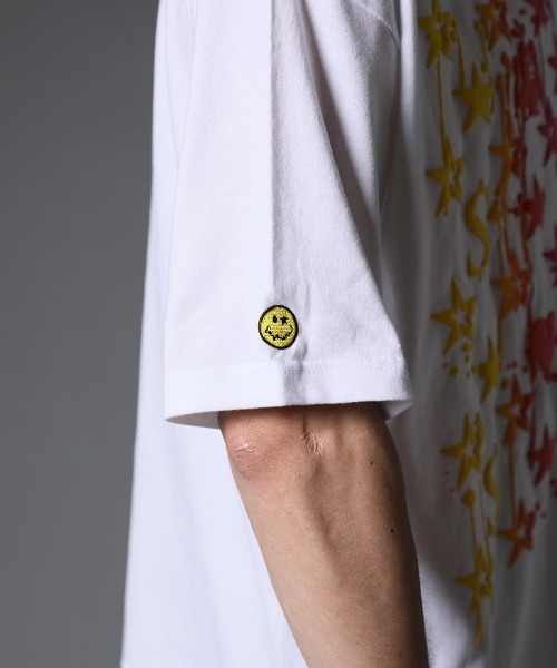 STUD MUFFIN（スタッドマフィン）の「mt7532-5.6ozコットン天竺グラデーションフォームpt ワイドシルエット SS Tシャツ（Tシャツ/カットソー・メンズ・ホワイト/ブラック/ブルー・2/3/4）」の11枚目の写真