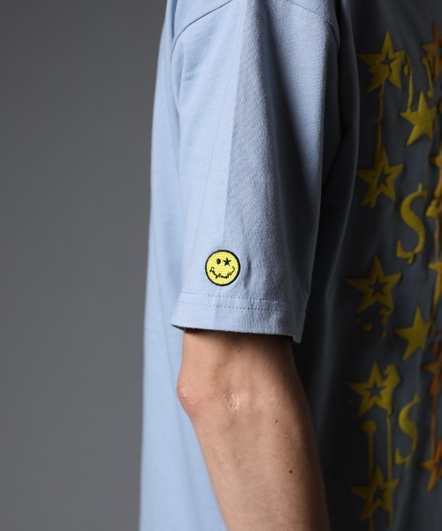 STUD MUFFIN（スタッドマフィン）の「mt7532-5.6ozコットン天竺グラデーションフォームpt ワイドシルエット SS Tシャツ（Tシャツ/カットソー・メンズ・ホワイト/ブラック/ブルー・2/3/4）」の18枚目の写真