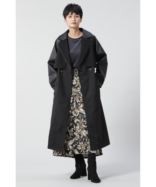 ROSE BUD 異素材コンビネーションコート M rose bud 異素材コンビネーションコート size M ROSE BUD 異素材