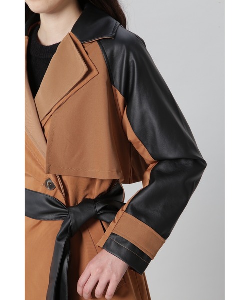 ROSE BUD（ローズバッド）の「異素材トレンチコート（トレンチ