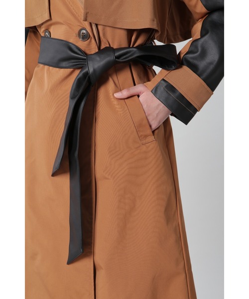 ROSE BUD（ローズバッド）の「異素材トレンチコート（トレンチ