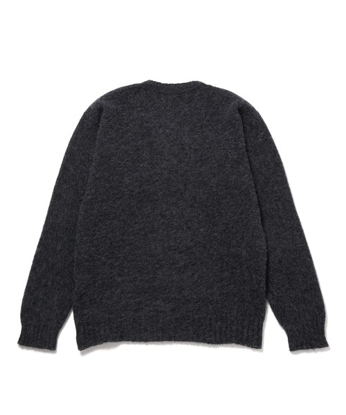 Laurence J Smith（ローレンスジェイスミス）の「【Laurence J Smith】SIDE SEAM CREWNECK LS SWEATER（ニット/セーター・メンズ・サックスブルー/チャコールグレー/ピンク・L）」の6枚目の写真