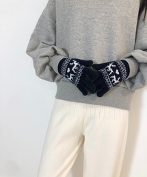 アニマルニット手袋