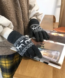 me+em select | アニマルニット手袋(手袋)