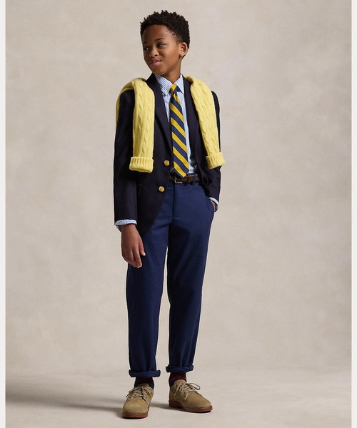 POLO RALPH LAUREN CHILDRENSWEAR（ポロ ラルフ ローレン チルドレンズウェア）の「ストライプド コットン ポプリン シャツ（シャツ/ブラウス・キッズ・ブルー・M/S/XL/L）」の7枚目の写真