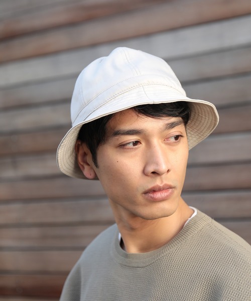 UNION STATION（ユニオンステーション）の「ツイル　メトロハット（ハット・メンズ・ブラック/ベージュ・FREE）」の15枚目の写真