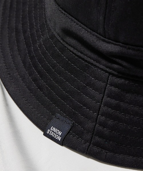 UNION STATION（ユニオンステーション）の「ツイル　メトロハット（ハット・メンズ・ブラック/ベージュ・FREE）」の10枚目の写真