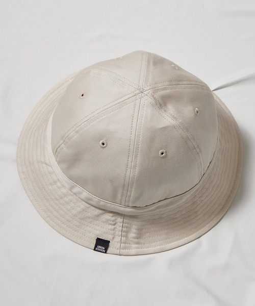 UNION STATION（ユニオンステーション）の「ツイル　メトロハット（ハット・メンズ・ブラック/ベージュ・FREE）」の4枚目の写真