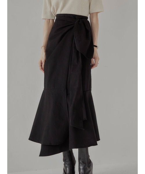 amel（エイメル）の「ラップリボンスカート（スカート・レディース・ブラック・FREE）」の11枚目の写真