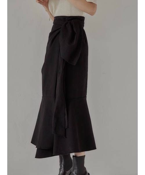 amel（エイメル）の「ラップリボンスカート（スカート・レディース・ブラック・FREE）」の13枚目の写真
