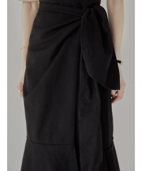 amel（エイメル）の「ラップリボンスカート（スカート・レディース・ブラック・FREE）」の14枚目の写真