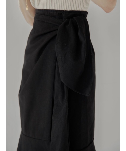 amel（エイメル）の「ラップリボンスカート（スカート・レディース・ブラック・FREE）」の15枚目の写真