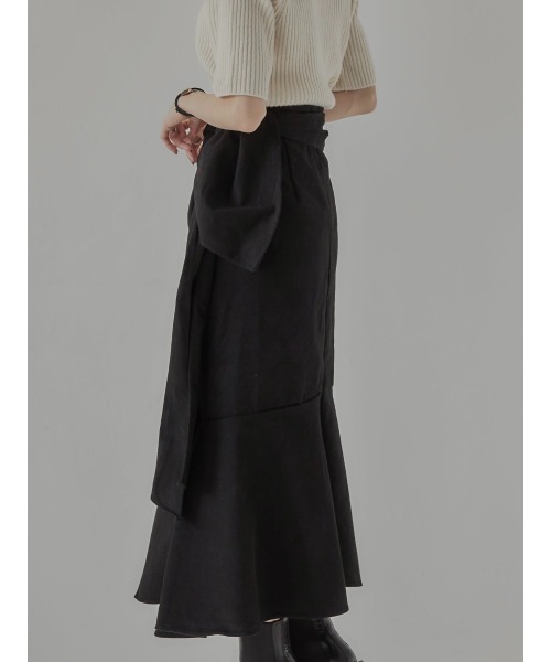 amel（エイメル）の「ラップリボンスカート（スカート・レディース・ブラック・FREE）」の18枚目の写真