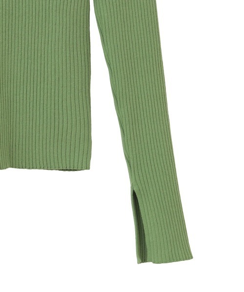 CLANE（クラネ）の「W FACE POWER SHOULDER KNIT TOPS（ニット