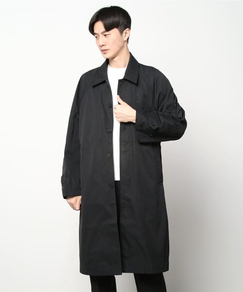 A4A(エーフォーエー)の「A4A/エーフォーエー/ステンカラーコート(ステンカラーコート・メンズ・ブラック/ベージュ・MEDIUM/LARGE)」の5枚目の写真