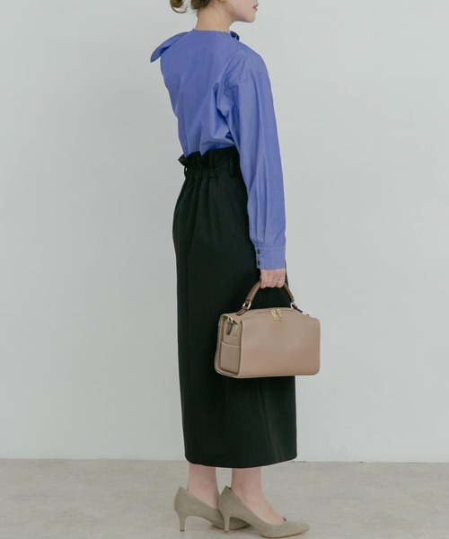 URBAN RESEARCH ROSSO WOMEN（アーバンリサーチ　ロッソ）の「マルチWAYロングタイトスカート（スカート・レディース・ブラック/オフホワイト・38/36）」の15枚目の写真