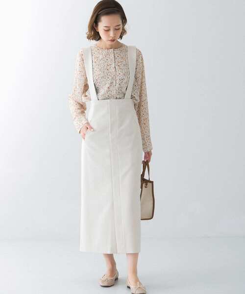 URBAN RESEARCH ROSSO WOMEN（アーバンリサーチ　ロッソ）の「マルチWAYロングタイトスカート（スカート・レディース・ブラック/オフホワイト・38/36）」の19枚目の写真