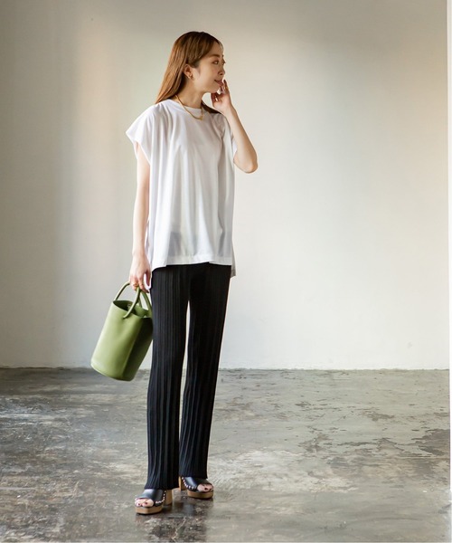 ADAWAS（アダワズ）の「【ADAWAS】PLEATED STITCHニットパンツ◆（その他パンツ・レディース・ピンク/ブラウン/ブラック/ナチュラル・FREE）」の18枚目の写真