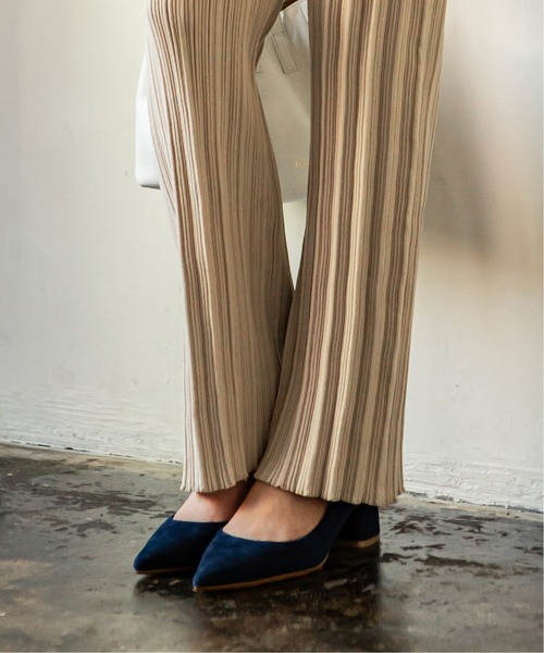 ADAWAS（アダワズ）の「【ADAWAS】PLEATED STITCHニットパンツ◆（その他パンツ・レディース・ピンク/ブラウン/ブラック/ナチュラル・FREE）」の19枚目の写真