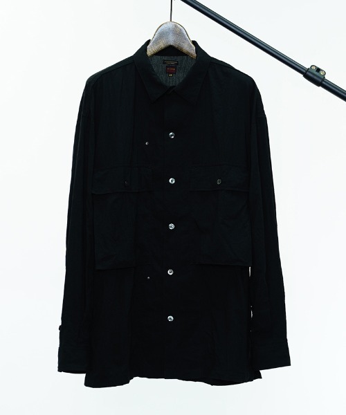 EGO TRIPPING（エゴトリッピング）の「ms4954-HBT SHIRTS シャツ（シャツ/ブラウス・メンズ・ブラック/カーキ・46/48）」の10枚目の写真