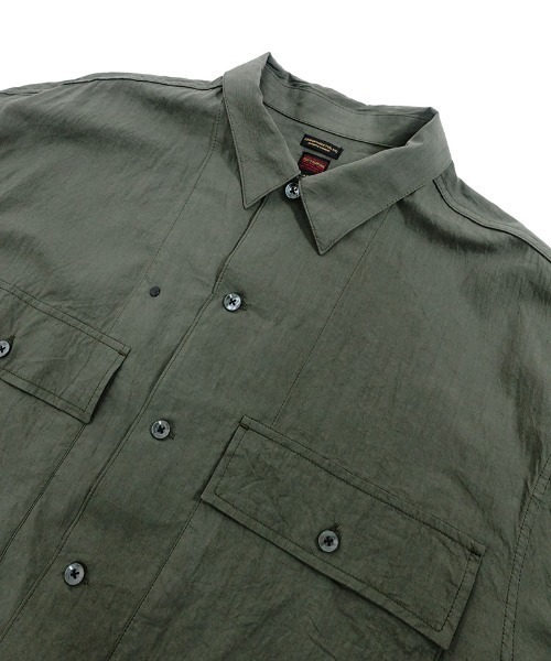 EGO TRIPPING（エゴトリッピング）の「ms4954-HBT SHIRTS シャツ（シャツ/ブラウス・メンズ・ブラック/カーキ・46/48）」の13枚目の写真
