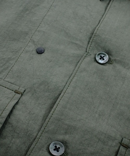 EGO TRIPPING（エゴトリッピング）の「ms4954-HBT SHIRTS シャツ（シャツ/ブラウス・メンズ・ブラック/カーキ・46/48）」の9枚目の写真