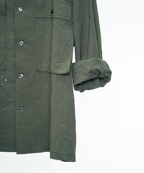 EGO TRIPPING（エゴトリッピング）の「ms4954-HBT SHIRTS シャツ（シャツ/ブラウス・メンズ・ブラック/カーキ・46/48）」の18枚目の写真